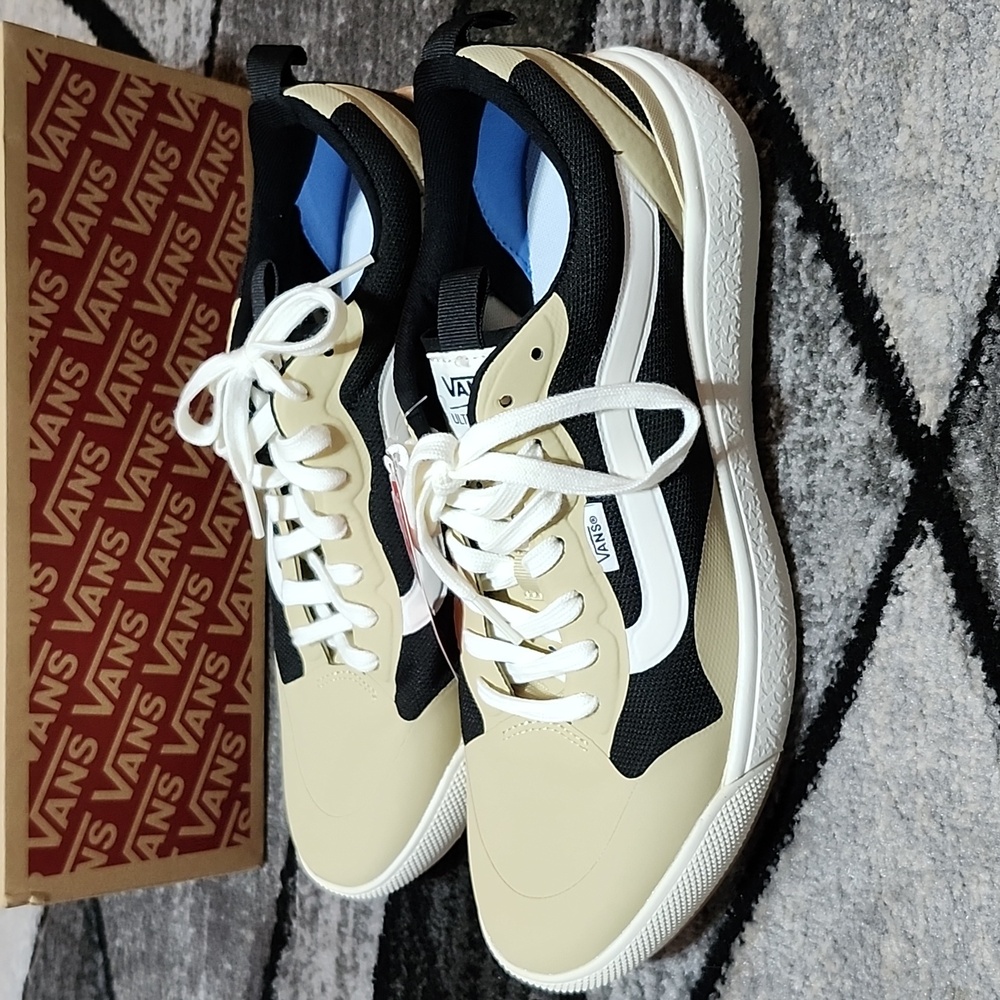 VANS ULTRARANGE EXO BLACK & KHAKI SNEAKERS SHOE UNISEX - Picture 6 of 10